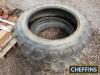 12.4x32 tractor tyres, one as new (2)
