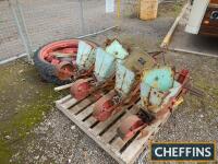 Gloucester 4row seed drill on too bar c/w rowcrop wheels