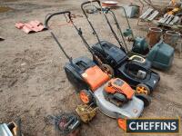 Flymo Quicksilver 46SD pedestrian mower with collector