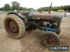FORDSON E1A Major 4cyl diesel TRACTOR Serial No. 1857981 Stated to be in fine original condition with new front tyres, starting and running well
