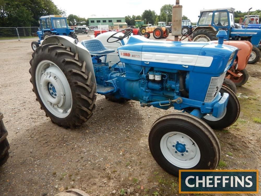 1965 FORD 4000 pre Force 3cyl diesel TRACTOR Serial No. B814811 Fitted with  38ins rear wheels