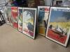Monaco, 8no. framed and glazed posters (Geo Ham etc) pre-war images, posters produced 1980s
