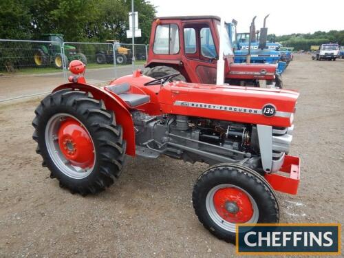 1969 MASSEY FERGUSON 135 3cylinder diesel TRACTOR Reg. No. LTK 553H Serial No. 139930 Fitted with new tyres all round and finished in 2k paint. In show or rally condition with V5 available