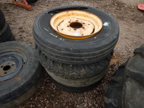 Tractor front wheels and tyres (4)