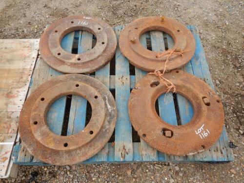 Fordson Major wheel weights (4)