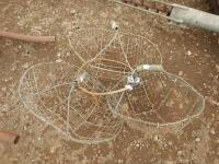 Wire potato baskets (3)