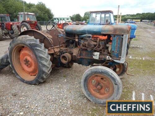 FORD E27N 4cyl TRACTOR Supplied with two used spare tyres and the original buff logbook