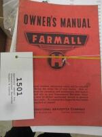 Operators' manual for International Harvester Farmall H tractor