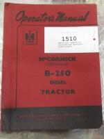 Operations' manual for International Harvester B-250 tractor