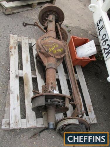 Bedford Model O front & rear axle