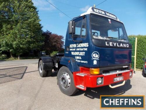 1983 Leyland Cruiser 16-21 32tonne 4x2 5th wheel tractor unit Reg. No. AAL 373Y Chassis No. SBLD4A30NLDD35142 Fitted with MOD cab and Leyland TL11 6cylinder diesel engine, offered for sale with current V5C