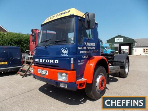 1967 Bedford KM 16tonne 4x2 tractor unit Reg. No. HEW 370F Chassis No. KML7858427 Fitted with Bedford 466 6cylinder engine and Marshall cab and finished in the KDM livery of blue over red. Offered for sale with a plating cert' and V5C