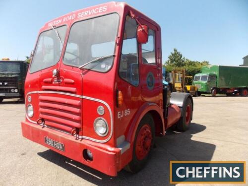 1962 Bristol 4x2 5th wheel tractor unit Reg. No. 290 HOA Chassis No. 221089 Fitted with Gardner 6LW diesel engine and complete with tandem axle York trailer used for steel coil transport. An unsual vehicle having been purpose built for British Road Servic