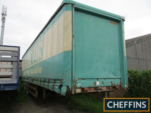 Lawrence David tri-axle curtainside trailer