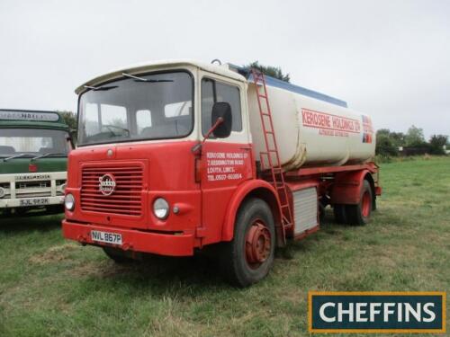 1975 Seddon Atkinson twin axle Tanker Reg. No. NVL 867P Chassis No. 59949