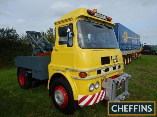 1971 ERF LV Breakdown Lorry Reg No : XVP 683 J Chassis No : 21924 This LV has been converted from a tractor unit and is powered by a Gardner 180 6LXB coupled to a David Brown 6 speed gearbox and Eaton 2 speed rear axle. The vendor describes the lorry as b