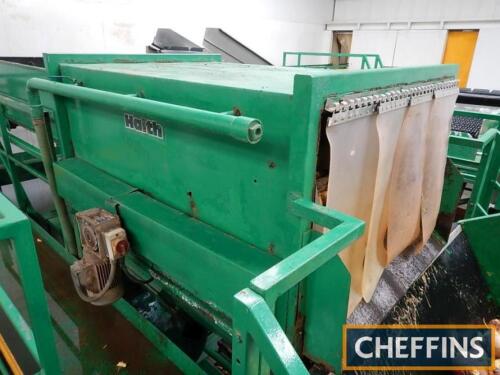 Haith 1.2m wide x 1.8m long washer with feed in flat belt conveyor, stone removal and filtration unit (A LIFT OUT CHARGE IS APPLICABLE ON THIS LOT OF UP TO £500, FURTHER DETAILS FROM THE AUCTIONEERS)