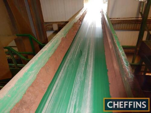 Haith waste conveyor, 8m x 300mm