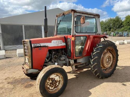 Massey Ferguson 590 2wd Tractor c/w 2 door