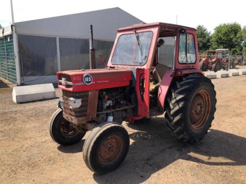 Massey Ferguson 165 Tractor c/w 4 bolt pump, long pto Ser. No. 138572