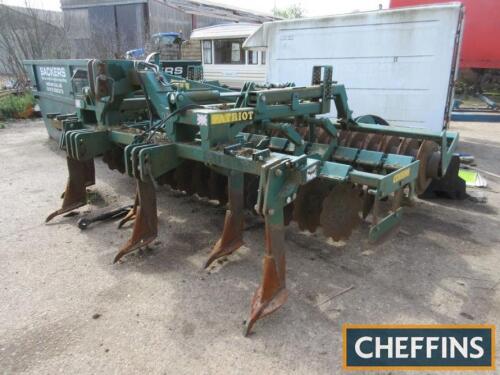 Cousins Patriot min-till cultivator with 6 legs, 2 rows of discs, DD rings, 3.5m width