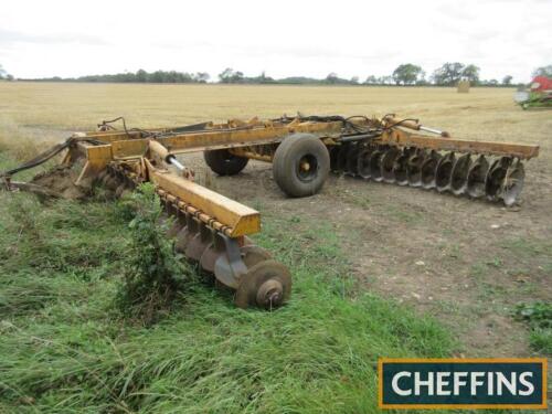 1984 Simba 6m hydraulic folding disc harrows Type Mk.2 W/C F/W