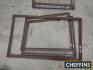 Pr. County rear cab window frames and pr. side window frames re-manufactured