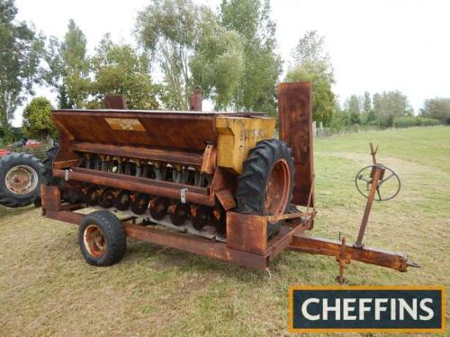 Bettinson 3-D direct drill, complete with transport trailer