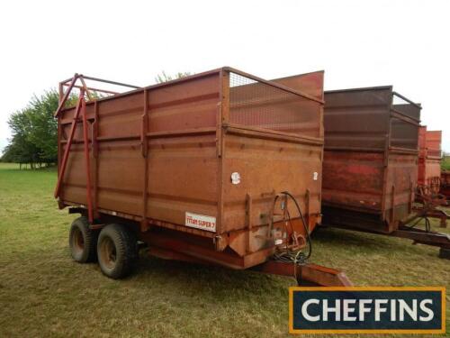 Teagle Titan Super 7 tandem axle silage trailer Serial no. 4830