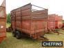 Teagle Titan tandem axle silage trailer