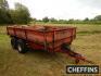 Teagle Titan 7tonne tandem axle dropside trailer, complete with silage sides