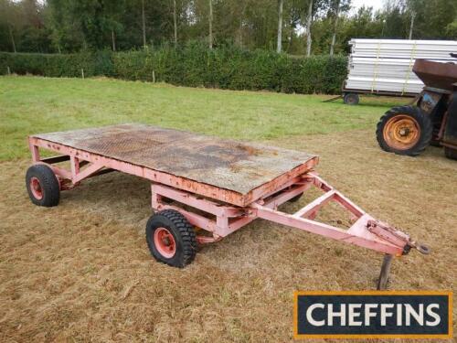 4wheel flat bed trailer