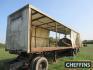 30ft tandem axle curtainsider trailer (dolly not included)