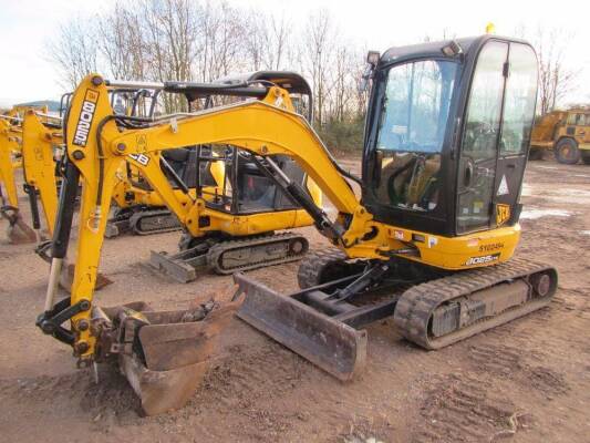 2014 JCB 8025 ZTS Excavator c/w manual hitch, 2 speed tracking