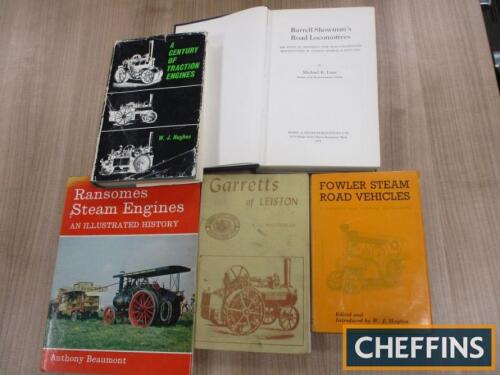 Ransomes Steam Engines, Garrett of Leiston, Fowler Steam Road vehicles, Burrell Showmans Road Locomotives, A Century of Traction Engines, 5 volumes