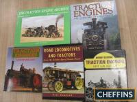 Traction engines, five volumes by Sawford, Morland, Beaumont and others