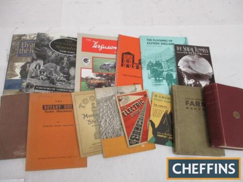 Tractor and rural history volumes, together with vintage catalogues, various