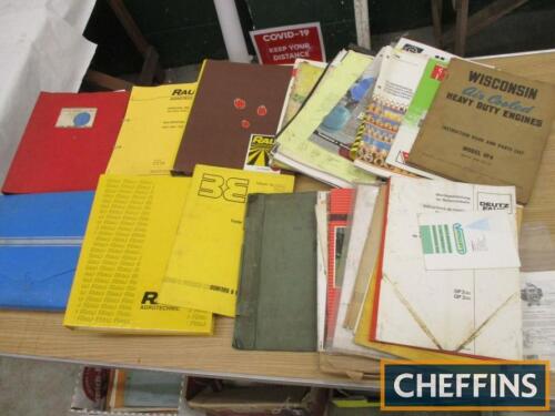 Large qty agricultural brochures, instructions etc.
