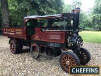 6ins scale Burrell Steam Wagon, double crank compound, three speeds. 200psi. This unique wagon is a totally accurate half size replica of Burrell 3793