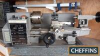 Mini Lathe, complete with 80mm 3jaw chuck, spares or repair