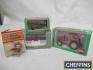 Qty of die-cast agricultural tractors and implement models, to include Schluter Super 1250VL by Siku, ERTL etc.(4), all boxed