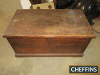 Wooden tool chest and contents of tools, beer bottles, darts, mortice locks etc.