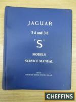 Jaguar 3.4 and 3.8 `S` Models service manual