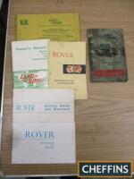 Land Rover II owners manual, together with IIA boxed literature pack