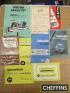 Qty car radio brochures and flyers (9) 1950s-70s