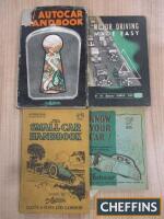 Four car handbooks, from 1920s-30s