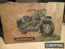 Sunbeam The Luxury Motorcycle, an original showroom poster, mounted to board (old damage), 29x19ins