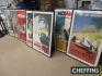 Monaco, 8no. framed and glazed posters (Geo Ham etc.) pre-war images, posters produced in the 1980s