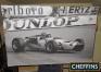 Bruce McLaren, a large photo print on canvas, 47x32ins