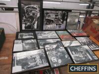 Qty framed and glazed images of Mini images, ex Goodwood Revival set